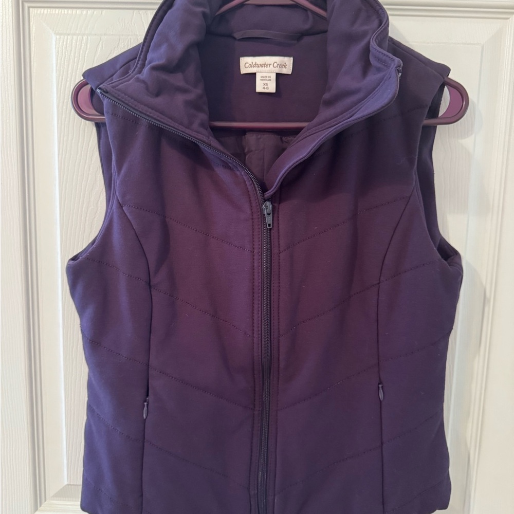 Coldwater Creek Deep Purple Women's Vest